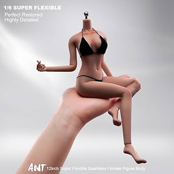Amazon.com: RoofWorld 1:6 Scale Make Up Female Body with Clothes